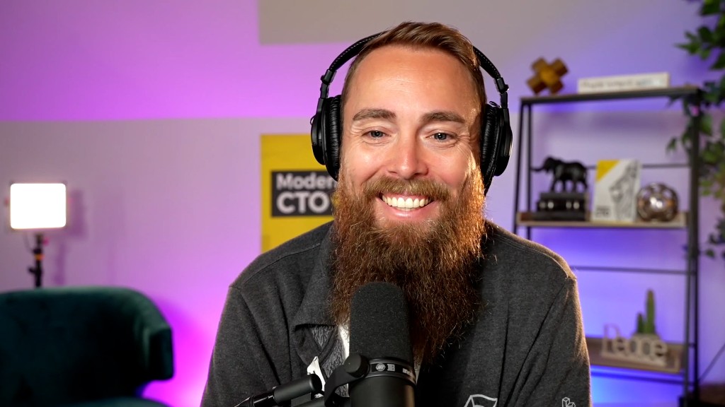Joel Beasley in the Modern CTO studio